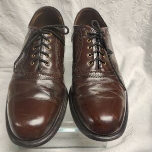 Vintage Keith Highlander Burgundy Leather Oxford Shoes
